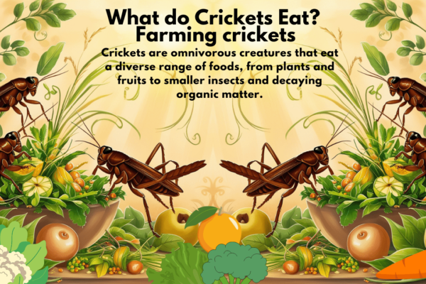 What do Crickets Eat Farming crickets