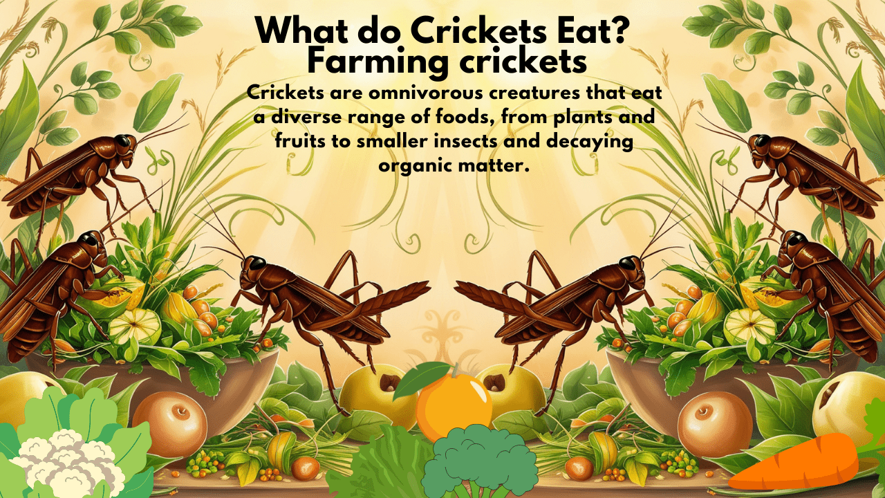 What do Crickets Eat Farming crickets