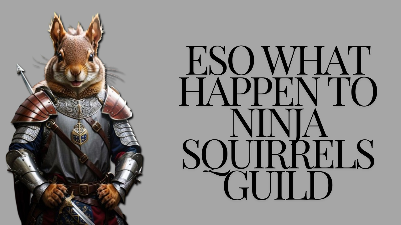 eso what happen to ninja squirrels guild